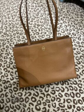 Tory Burch britten tote Leather Double-Handle Tote new